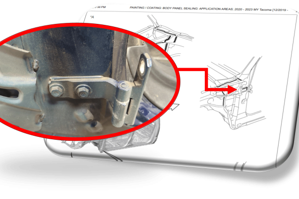door hinge seam sealer